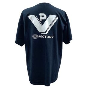 Victory Motorcycle Black Men’s/Unisex Short Sleeve Graphic Tee Shirt Size Large